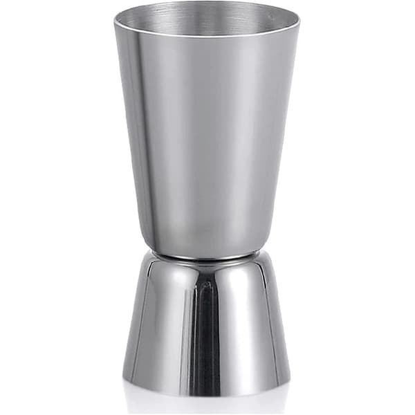 25 ml 50 ml, Målebeger i rustfritt stål Dobbel Jigger Cocktail Drink Sprit Mål