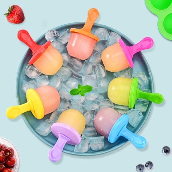 7 molds silikon ispins set Popsicle form set