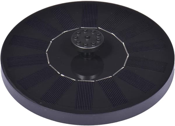 Solarfontæne, 20 cm sprøjtehøjde energibesparende mini flydende fontæne