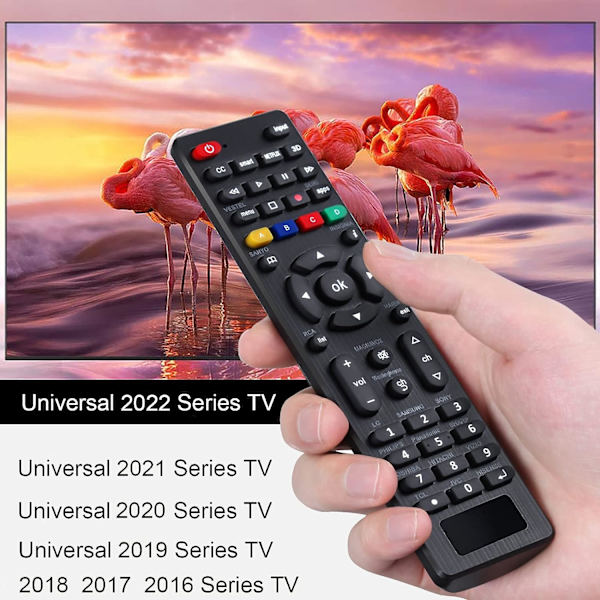 Universal TV-fjärrkontroll för Samsung, Philips, Sharp, Sony, Panasonic, Sanyo, Insignia, Toshiba och andra märken av LCD LED 3D HD Smart TV-fjärrkontroller