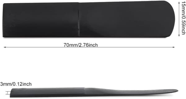 3 st Plast Alto Sax Munstycke Reeds 2,5 Delar Reparationsark