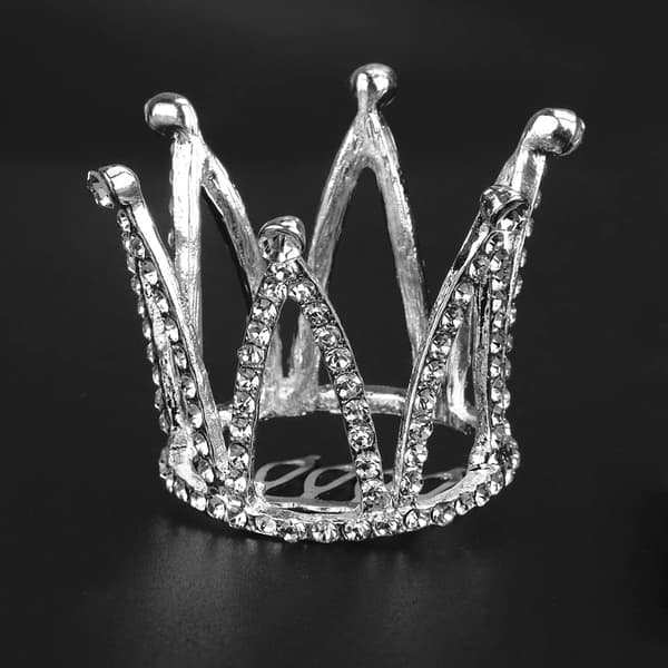 Liten Tiara Krone med Hårkam Prinsesse Tiara Kam Mini Bursdagskrone Blomsterpike Hodeplagg