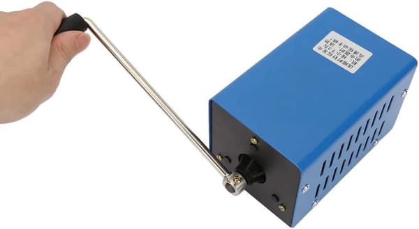 Håndsving USB-generator Bærbar håndsvinggenerator til nødsituationer, overlevelseseksperimenter, strømforsyning, camping, feltarbejde