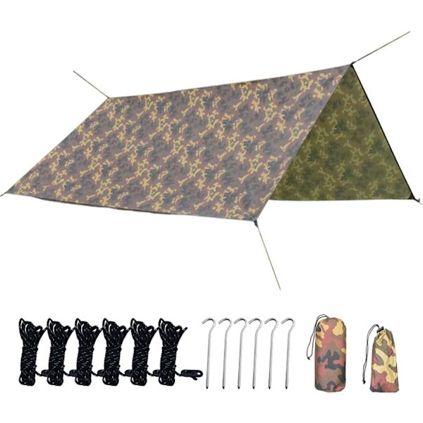 300*400CM tält presenning camping solskydd pergola lämplig för camping utomhusresor 3*4m