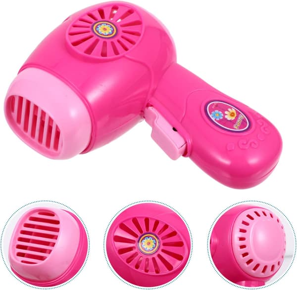 Mini Legehus Lille Hjemmeapparat Hårtørrer (Pink) 1 Styk