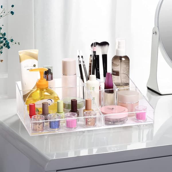 Makeup Organizer, Skuffe Organizer, Badeværelse Organizer Opbevaring, Klar Skuffe Organizer til Badeværelser