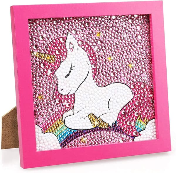 5D Diamantmalingssæt til børn Træ Diamant Kunst og Håndværk color 3