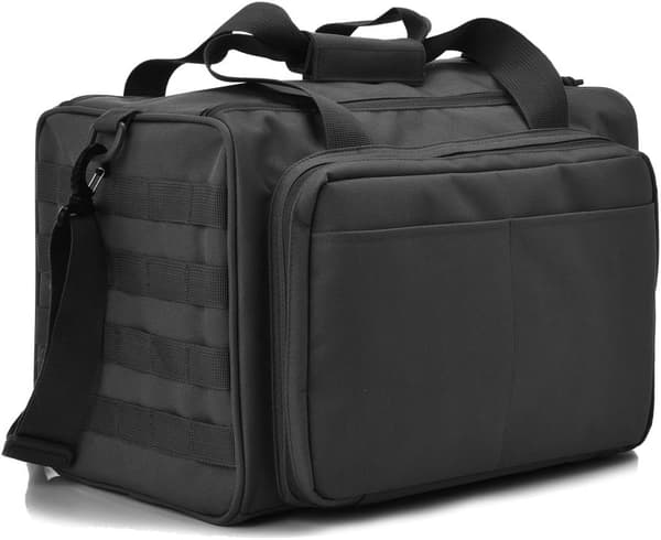 Taktisk skydebane taske, Deluxe pistol skydebane duffel tasker black