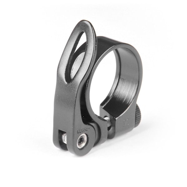 Cykelstolpsklämma i aluminiumlegering Snabbkoppling för cykelsadelstolpe (Titan 34,9 mm) Titanium 34.9mm