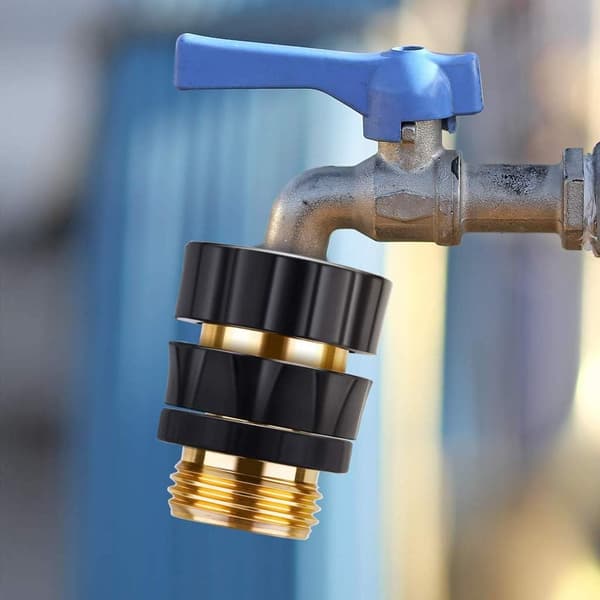 Passande set anslutning trädgårdsslang pluggadapter vatten 3/4 snabb uteplats och trädgård gräsmatta sprinkler stativ