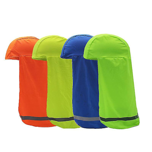Utomhus ridning lång svans hatt sommar halsduk hatt svettabsorberande snabbtorkande hjälm (orange) Orange