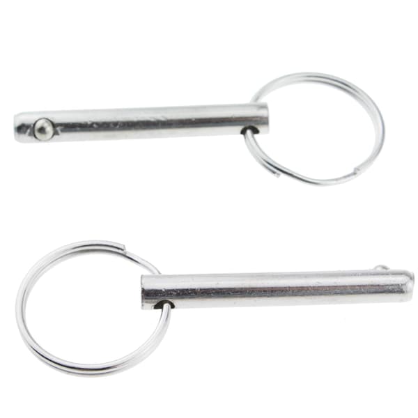 4 stk. Bimini Top Pin Quick Release Pins 45 mm Fuld 316 rustfrit stål, Marine Hardware