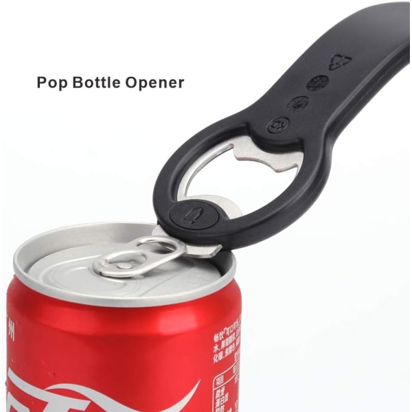 2 i 1 magnetisk ölflasköppnare för kylskåp med cap - Pop konservöppnare – 3-pack