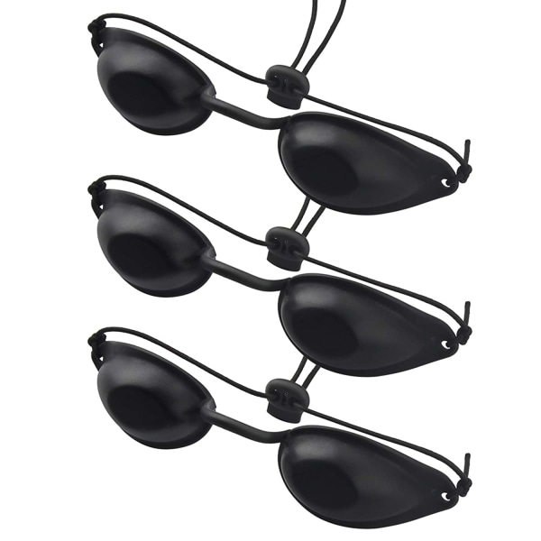 3 st solariumsglasögon, UV-ögonskyddsglasögon, solariestudio ögonskydd, för laserterapi, IPL hårborttagning