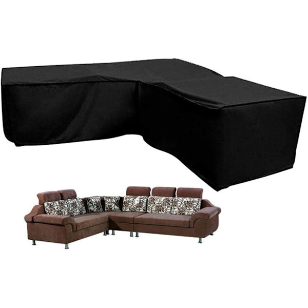 V-formad loungefåtöljskydd - med dragsnöre i botten 215*215cm 215*215cm