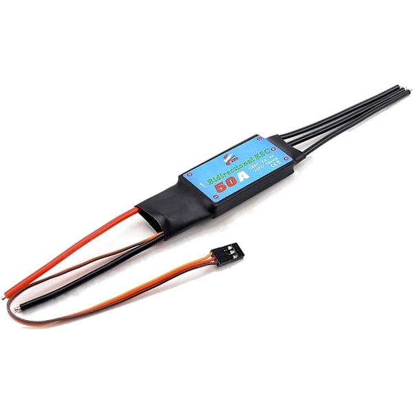 Dubbelriktad 50A borstlös ESC, marin pneumatisk undervattenspropeller 50A