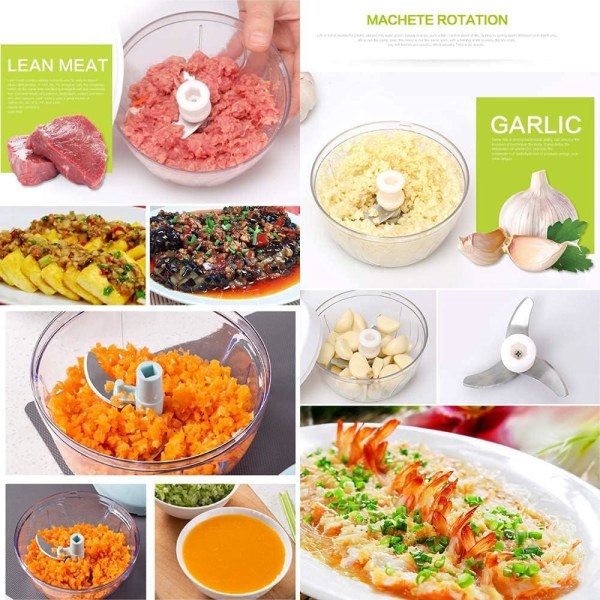 Lökhackare, 900 ml kapacitet, grönsaker, frukt, lök (fem blad)