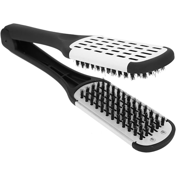 Clamp Comb, Professionell V-formad klämma stylingkam hårstylingkam frisörverktyg