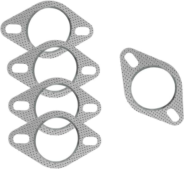 5 st 2,5\" Aluminiumlegering Avgasgrenrör Downpipe Grenrör Samlare Flänspackning 2 Bult