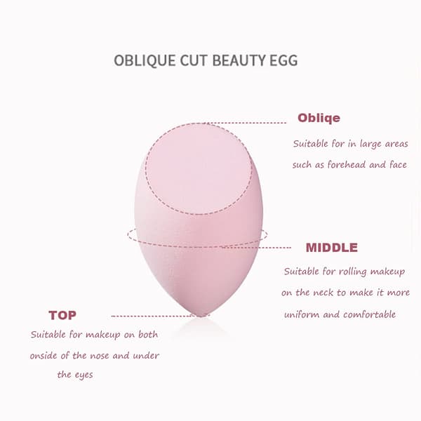 4 stk. Makeup Svamp Beauty Blender Sæt - Makeup Svampe Til Foundation Blender Yellow