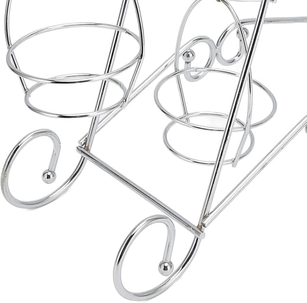 8 kopper roterende pariserhjul cupcake-stativ, dessertbærer displayholder for bryllupsfest