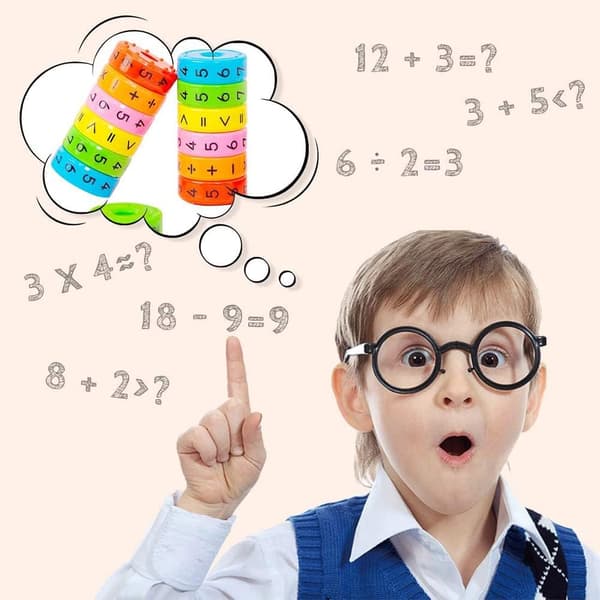 2 sæt pædagogisk magnetisk aritmetik, pædagogisk legetøj, matematikgaver