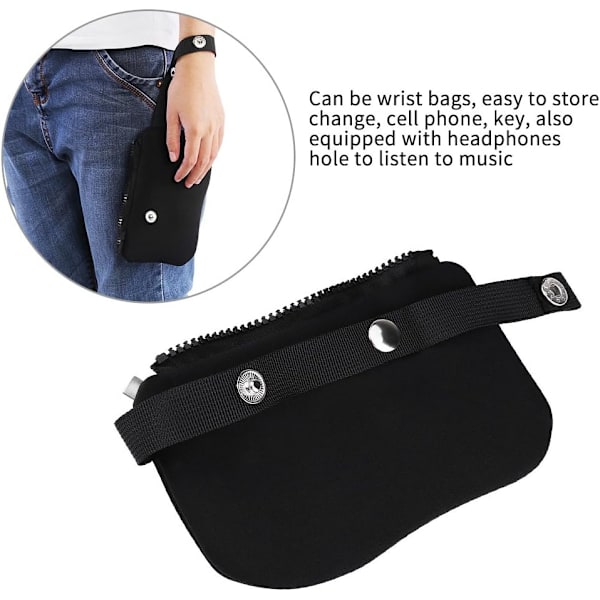 Barnvagnsväska Buggy Organizer Multifunktionell Universell Babyvagnsförvaring Vagn Handväska Behållare Förvaringsväska (Svart) black