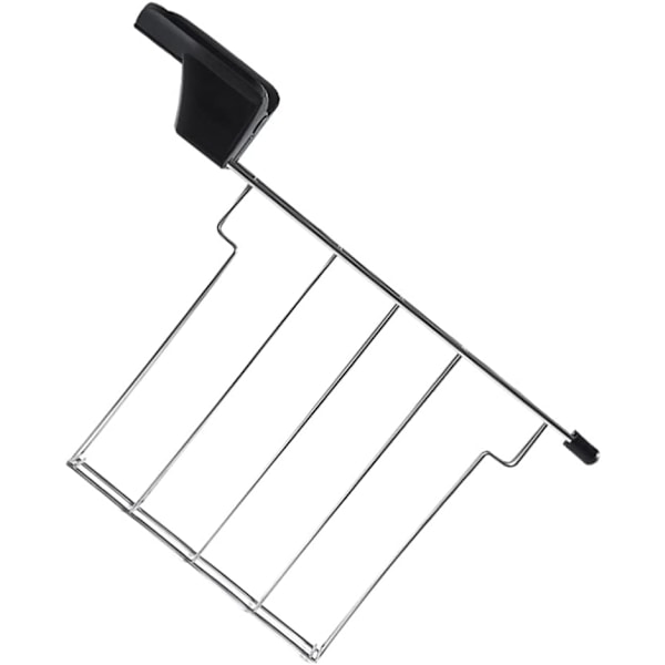 Toastställ i rostfritt stål, brödrostställ, brödhållare, grillställ, 13,5 x 13 cm