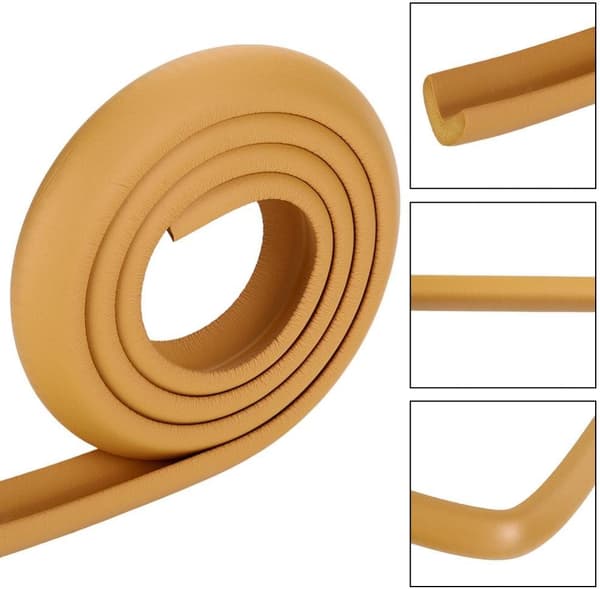2M DIY Baby Møbler Sikker Kantpute Beskyttere Romdekorasjon (Brun) Brown