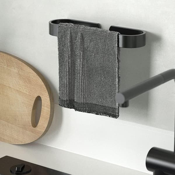 Håndkleholder i aluminium, 40 cm håndkleholder baderomstilbehør