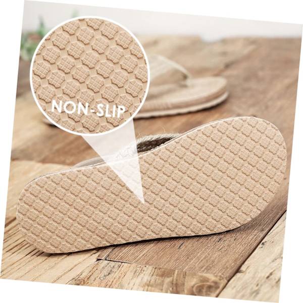 1 par Hawaii utomhus hushåll sommar halkdusch inomhus unisex tatami tofflor（storlek：39） 39