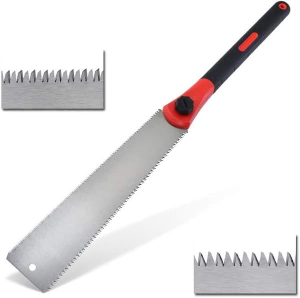 Trekk-sag utskiftbar flush-kutt sag 12,5 tommer fleksibelt blad håndsag for trearbeid