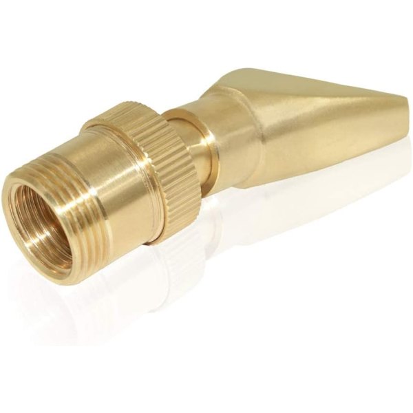 Vattenfontänmunstycke Spray 1/2\" DN15 och 3/4\" DN20 Mässing Smal Fläktformad Vattenspray Sprinkler