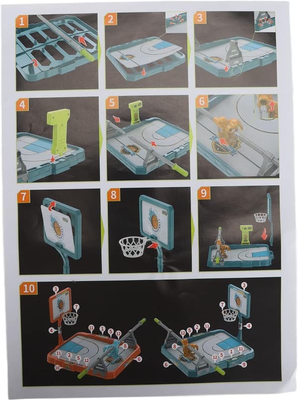 Skrivbordsbasketleksak Arcad Basketspel Mini Basketplan Basketkorg Set