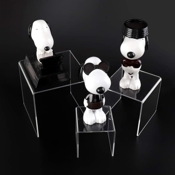 1 set akryl displayställ för figurer | Smyckesdisplayställ | transparenta displayställ