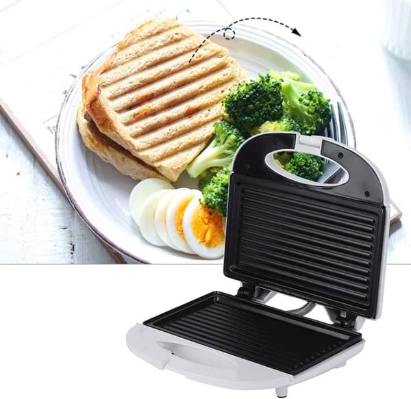 Sandwichmaker, multifunksjonell rask oppvarming elektrisk minibakemaskin