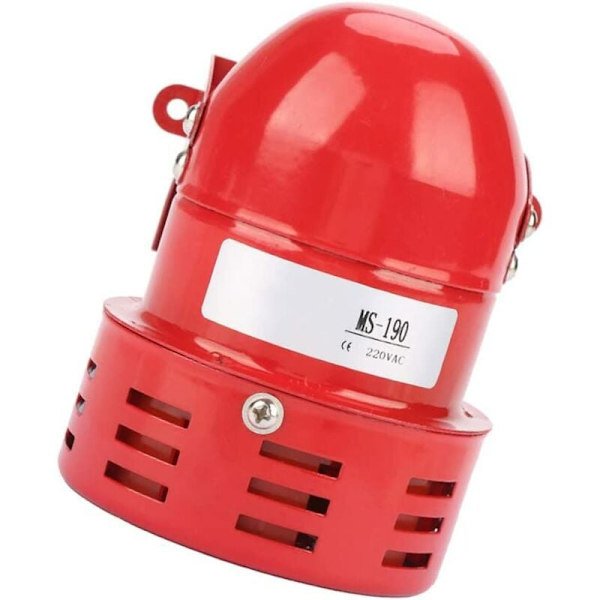 220V 120DB Buzzerlarm MS-190 Industriell elektronisk vindskruvmotor Hög decibel Mini brandsiren