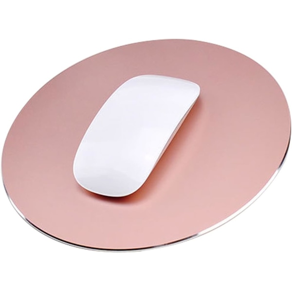 Gaming musmatta i aluminiumlegering, musmatta för bärbar dator rose gold