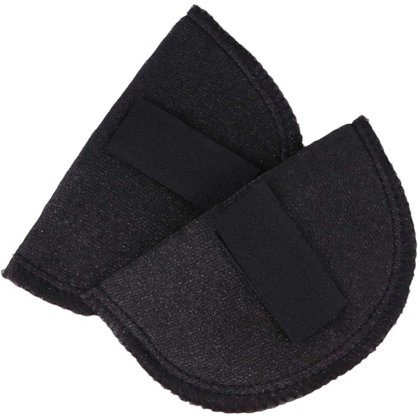 Axelkuddar av skum, mjukt täckt inlägg, skulderförstärkare för blazers, blusar (svart) Black