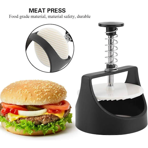 Hamburgerpress Patty Maker Kök Redskap Hem Kök Matlagning Verktyg Rostfritt Stål