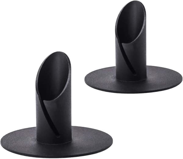 2 metall koniske lysestakeholdere, moderne lysestake, til bryllup, bursdag