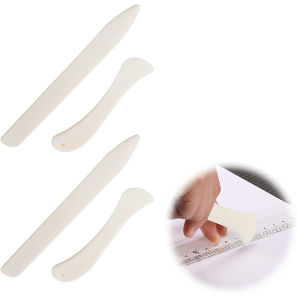 Benmapp för papper, falsverktyg, skårare, handgjorda böcker