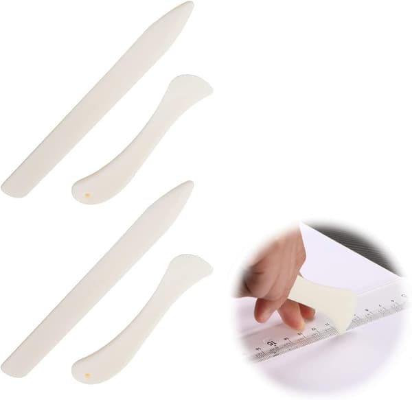 Benmappe papirholder, papirfolder, falseværktøj, håndlavede bøger