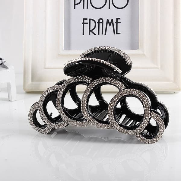 Rhinestone hårklemme stærk hårklemme til tykt hår