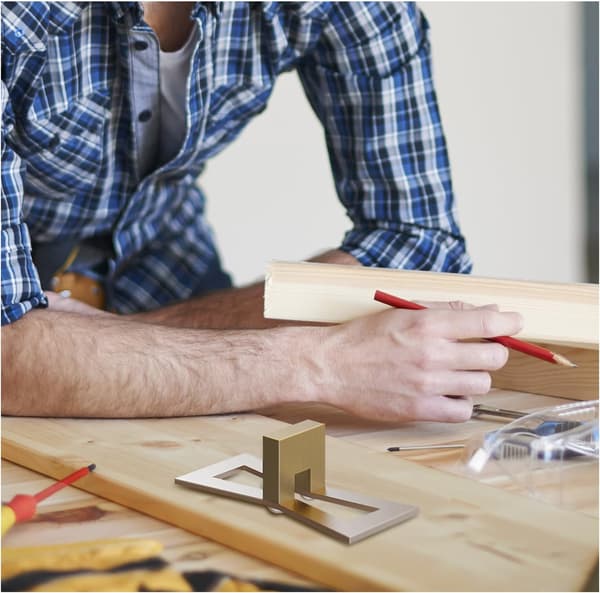 Dovetail Guide Tool i rustfritt stål med skala, størrelse 1:5-1:6 og 1:7-1:8