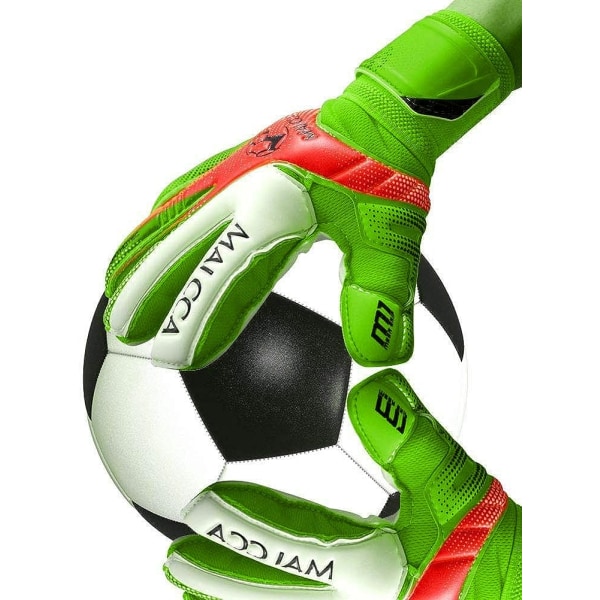 Målvaktshandskar för barn Fotboll Målvaktsträning Säkerhetshandskar (grön nr 6) Green 6