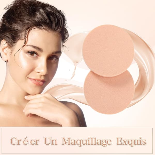 16 stk. Makeup (5,5*0,6cm) Blomsterfundament til Makeup Eponges (hudfarve)