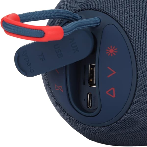 Bärbar högtalare, Bluetooth-högtalare kompatibel med telefon/dator (blå) blue