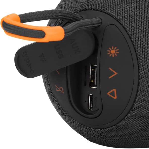Bærbar højttaler, Bluetooth-højttaler kompatibel med telefon/computer (sort) black