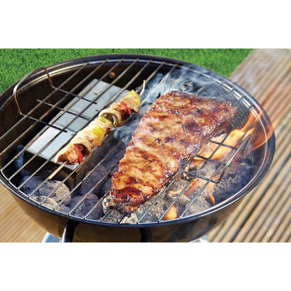 Hemgjord rostfri BBQ-rökbox, 20 x 9 x 4 cm